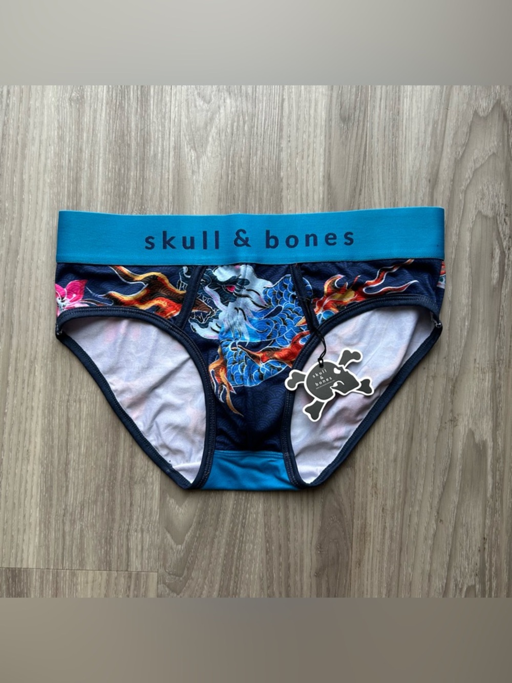 Skull & Bones Blue Dragon Brief (Small)